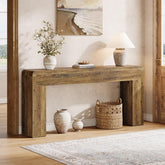 70.9" Console Table, Wooden Sofa Table Entryway Console Foyer Table Tribesigns 3