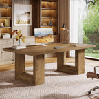 62.99" Executive Desk, Rectangular Computer Desk Conference Table for 6-8