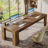 78.7" Two Person Desk, Large Double Computer Table Workstation for Home Office 3
