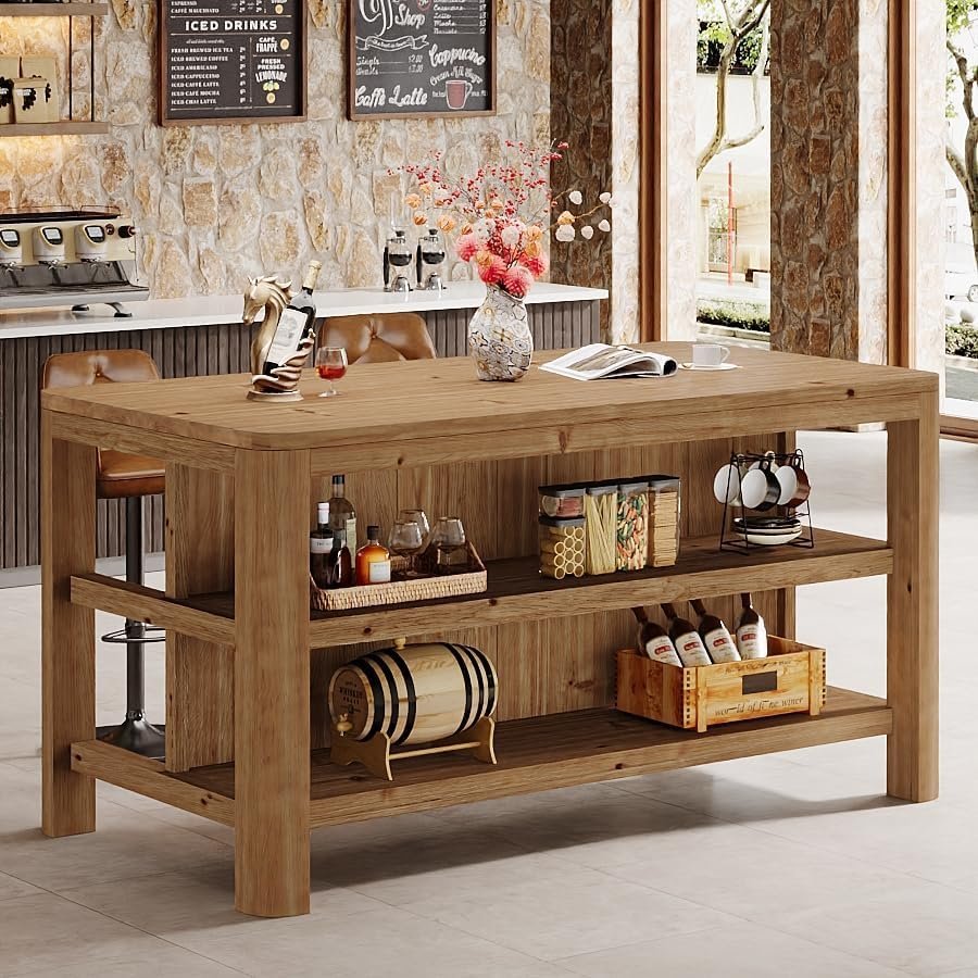 Solid Wood Bar Table, 63