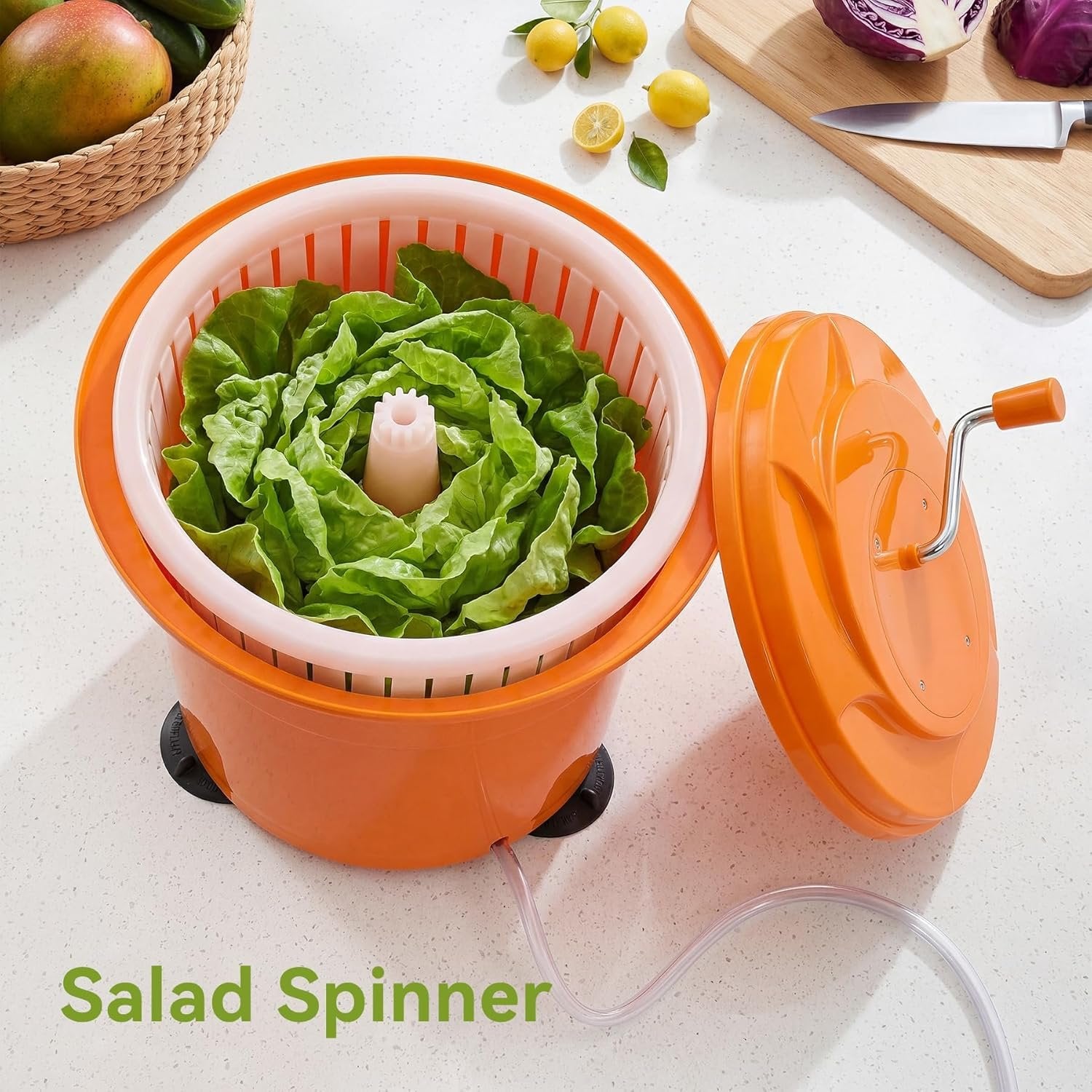 Commercial Salad Spinner with Drain Tube