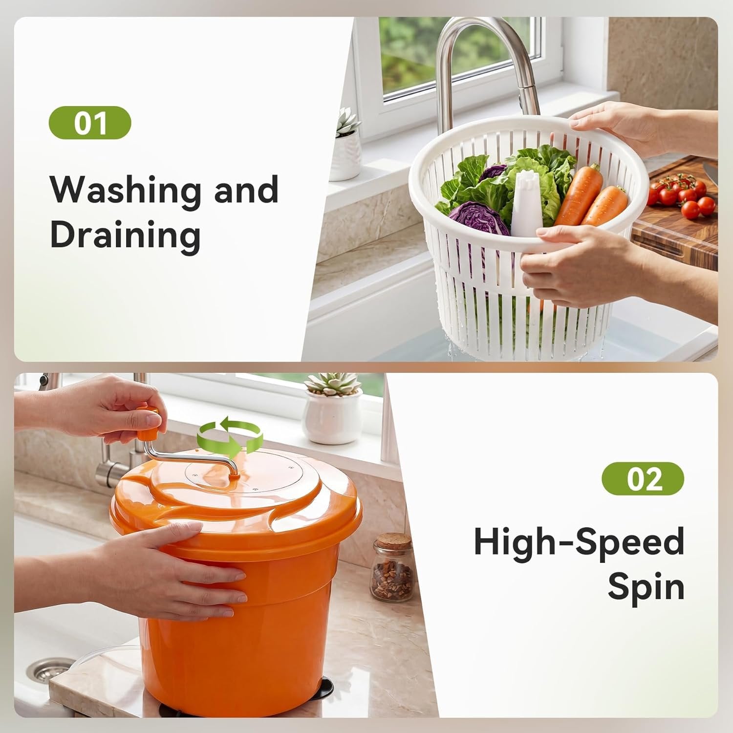 Commercial salad spinner are easy to use