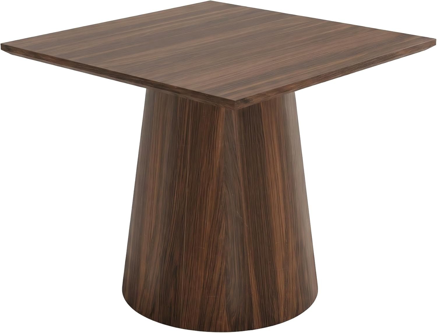 31.5" Square Conference Table, Wooden Meeting Room Table for 4 People