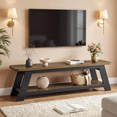 63" Farmhouse TV Stand, Entertainment Center with Shelf for 55/60/65/70-Inch TVs 3