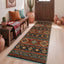 Boho Southwestern Area Rug#Color_Red&Balck