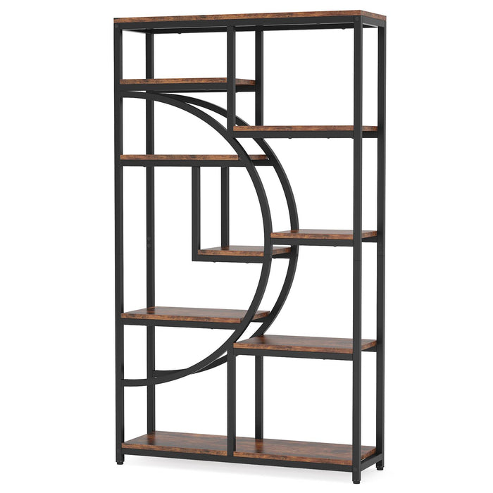 Tribesigns Bookshelf, 68.9" Etagere Bookcase Display Stand with 9 Open Shelves Tribesigns