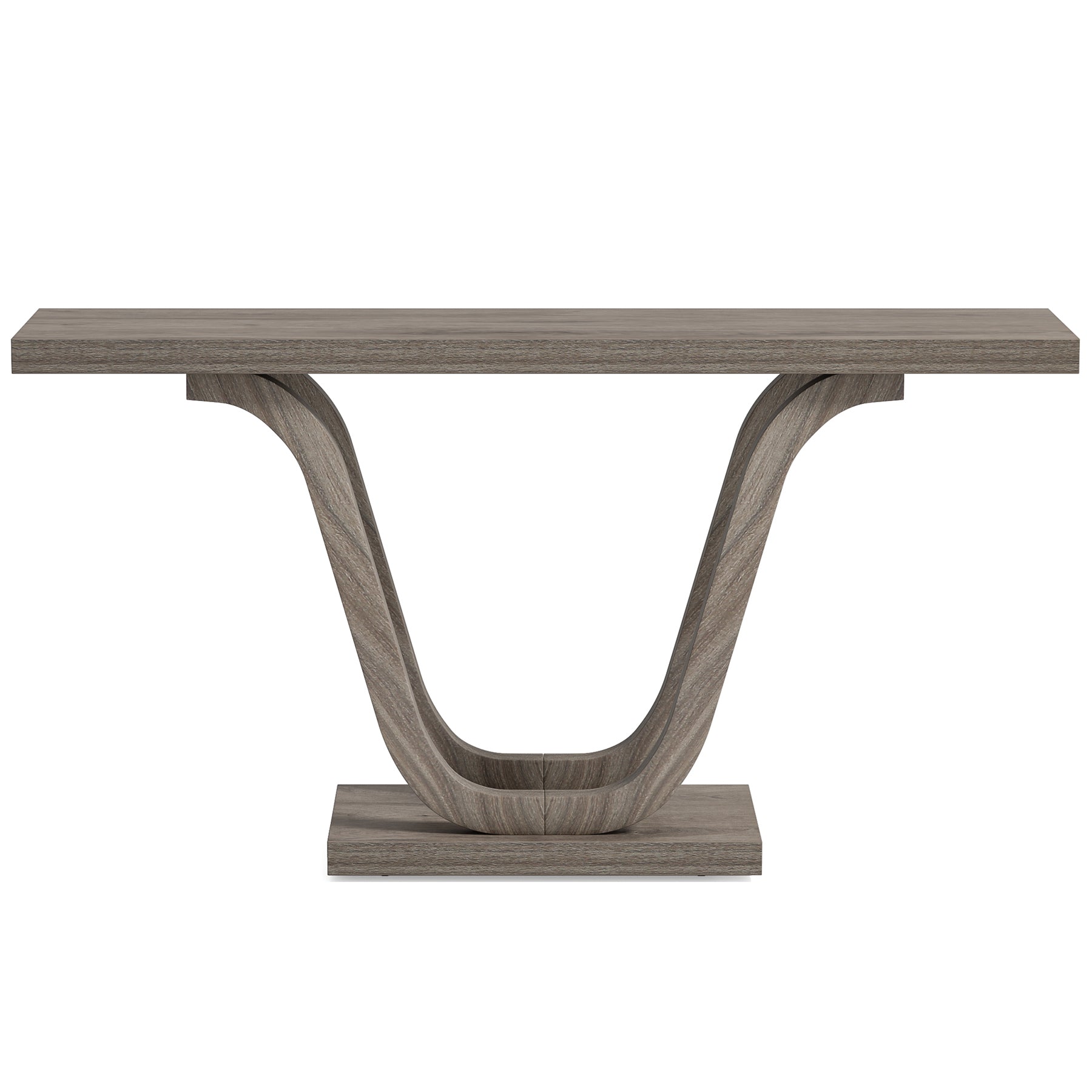 Farmhouse Console Table, 55 Inch Wood Sofa Table Hallway Table