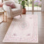 3x5 Floral Boho Vintage Area Rug#Color_Pink