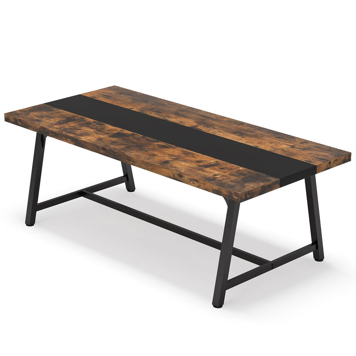 Tribesigns 6FT Conference Table, 70.8” Executive Desk Office Computer Meeting Table Tribesigns