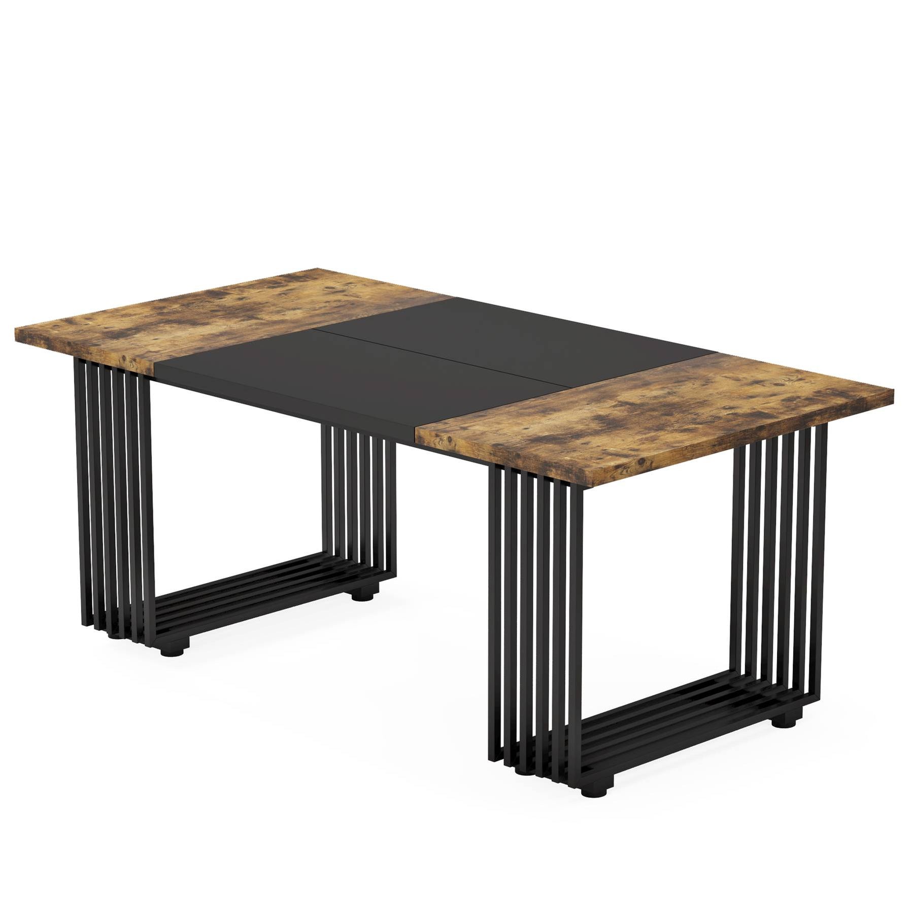 Tribesigns Dining Table, 70.8" Modern Kitchen Table for 6-8 People