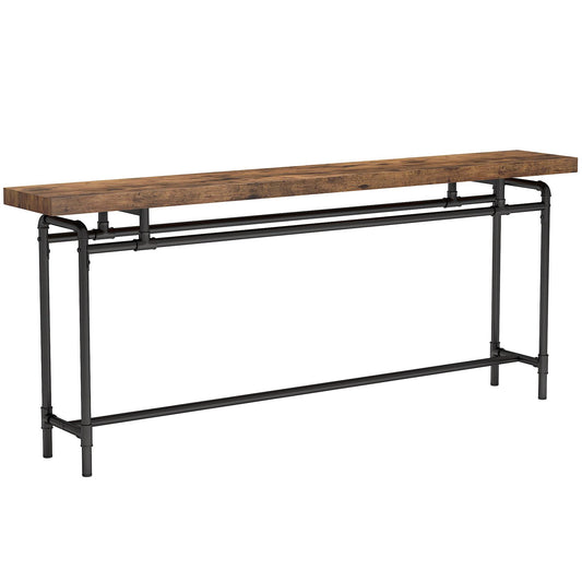 Console Table, 70.9" Narrow Long Entryway Sofa Table Tribesigns