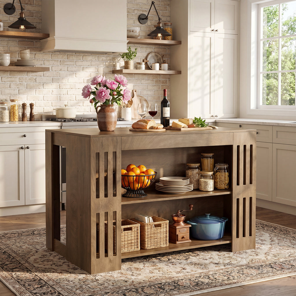 kitchen cabinet 60 inch kitchen island with seating Island Dining Table With Storage 60"-79"Wood Marble Kitchen Island With  Dining Table, Storage Cabinet