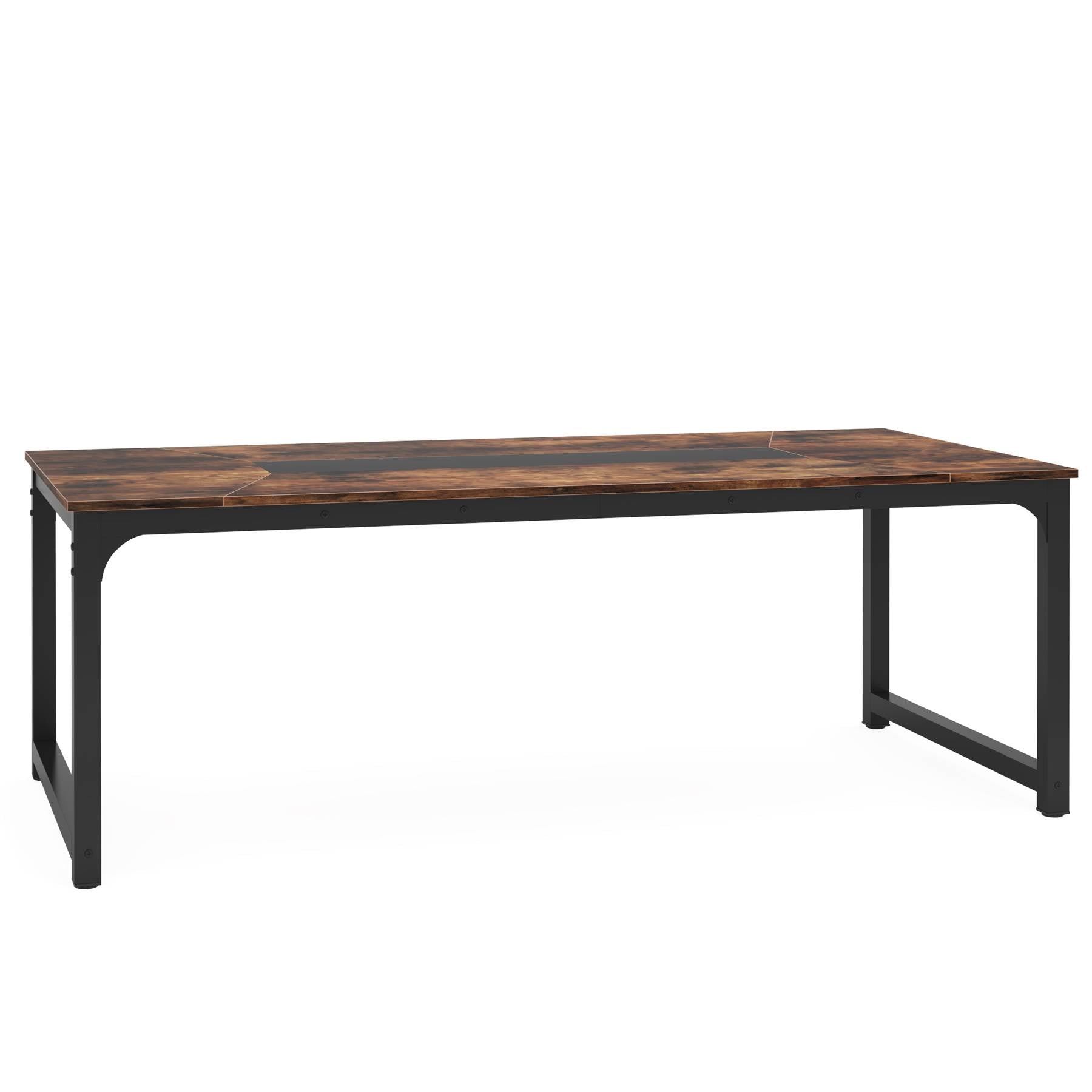 Rectangular Dining Table with Metal Frame - Thumbnail 4