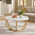 #Color_Faux White White & Gold