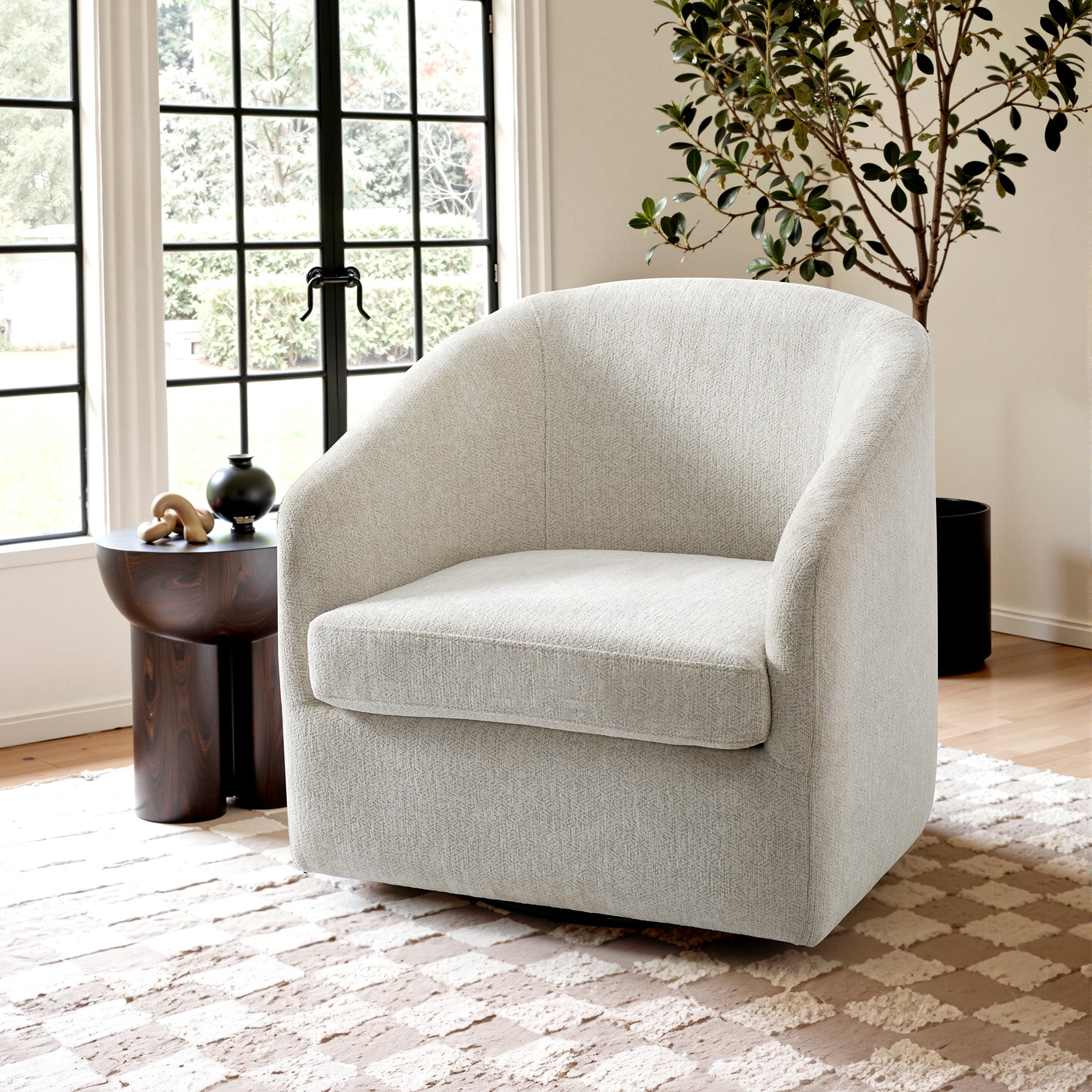 Swivel Accent Chair - Thumbnail 4