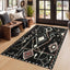 Vintage Boho Moroccan Area Rug#Color_Black