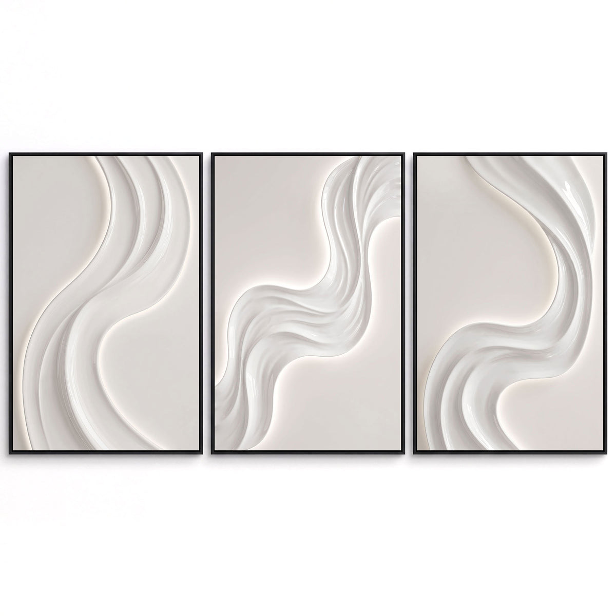 Tribesigns 24x36in Large Framed Modern Abstract Wall Art for Living Room