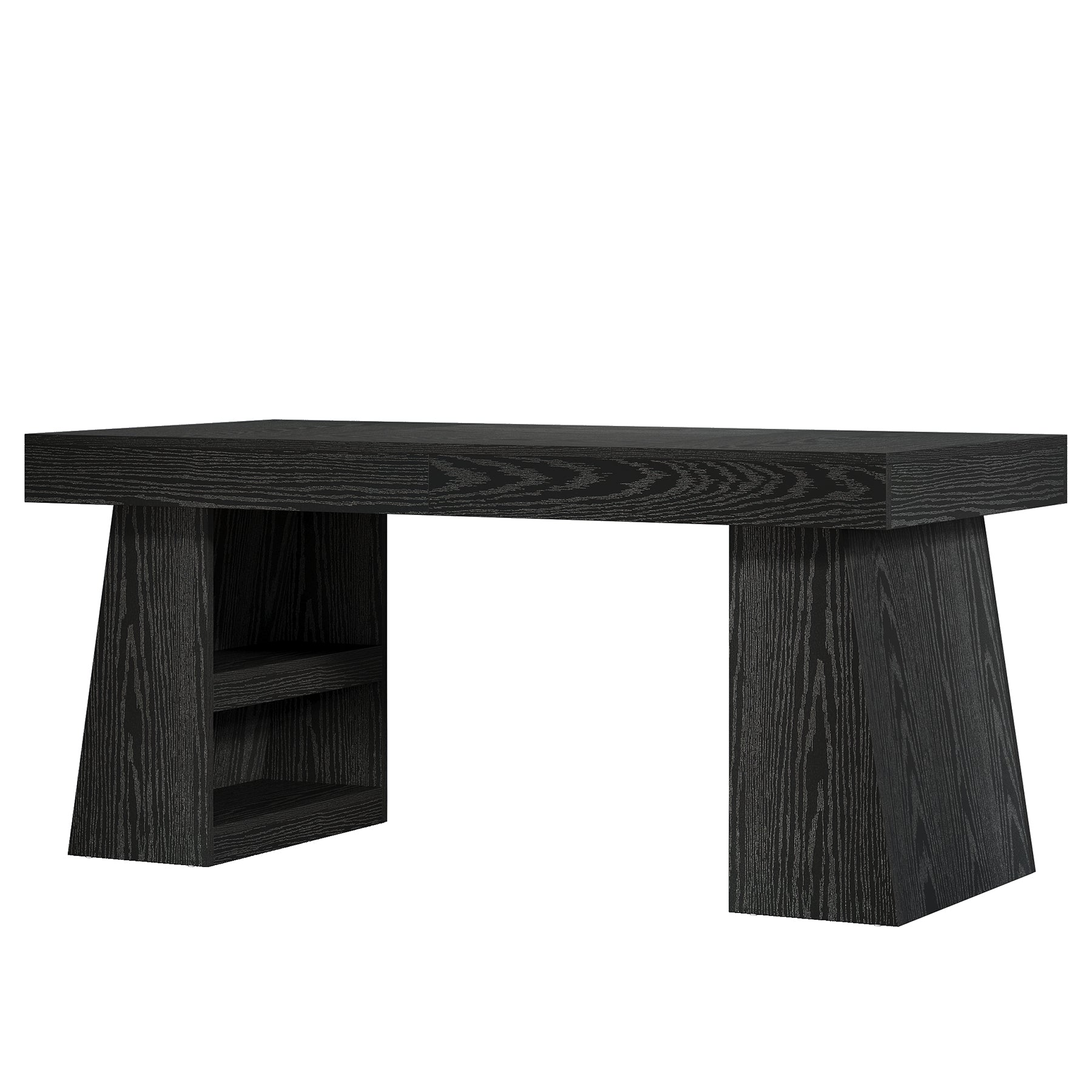 55" Executive Desk, Modern Computer Desk with Sturdy Base