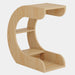 C - Shaped End Table, 4 - Tier Side Tables with Storage Shelves Tribesigns