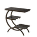C - Shaped End Table, Industrial 3 - Tier Side Table for Small Space Tribesigns