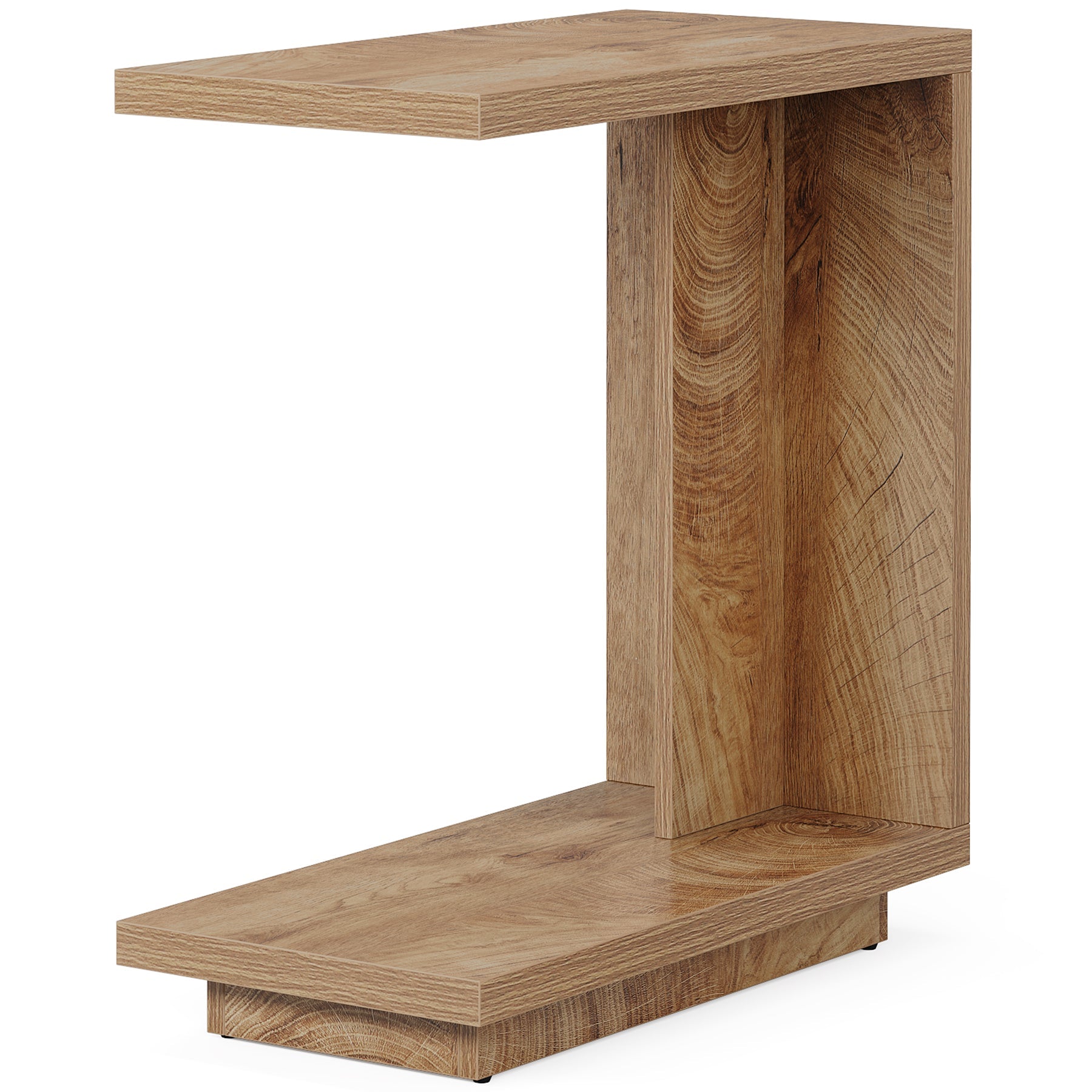 Tribesigns C-Shaped End Table, Side Table Nightstand Bedside Table