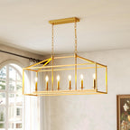 Dining Room Chandelier Light Fixtures, Kitchen 6 - Light Candle Holder Pendant Lighting Tribesigns