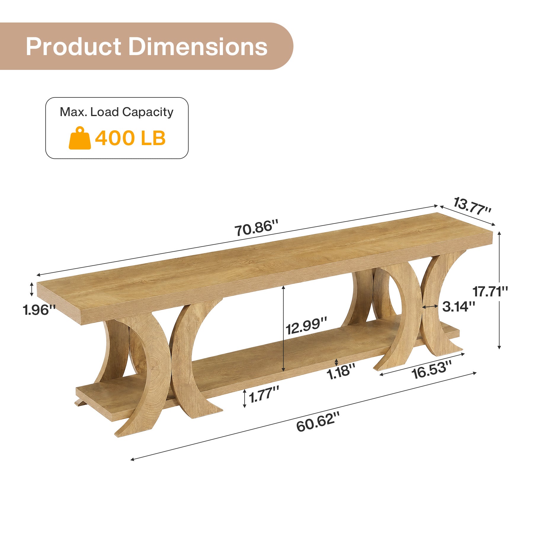 70.8" Long Entryway Bench, Farmhouse Seating End of Bed Bench with Shoe Storage