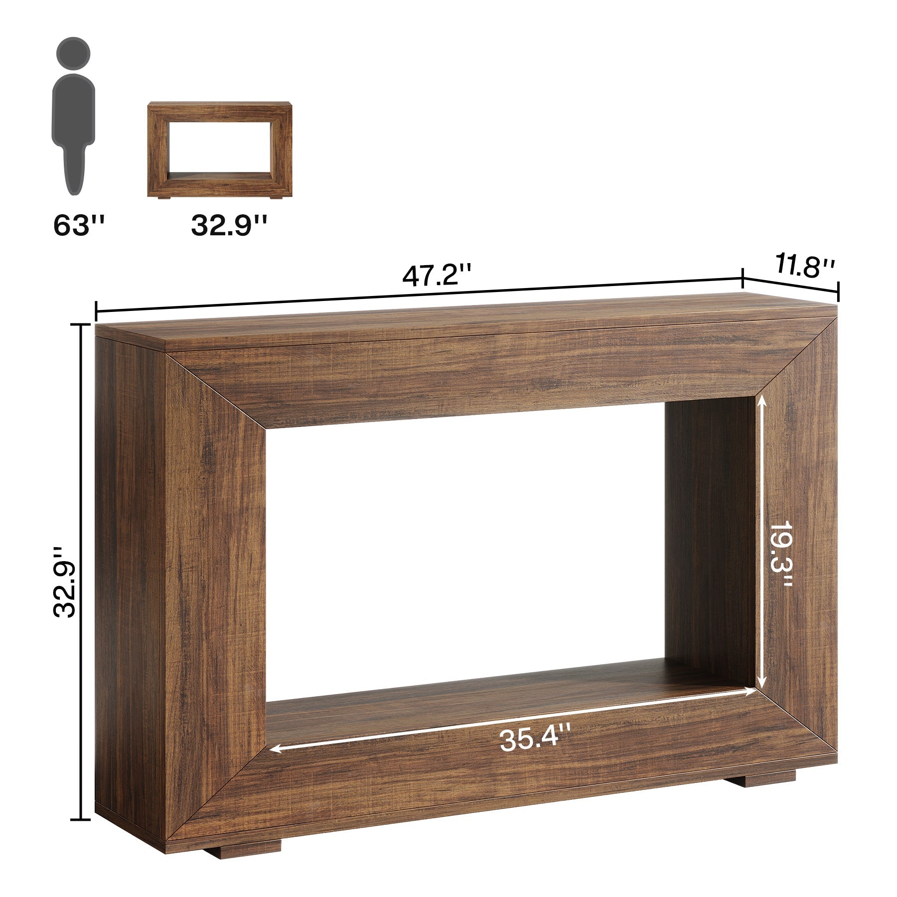 Entryway Farmhouse Table, 47
