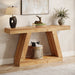 Farmhouse Console Table, 55" Sofa Table with Storage Tribesigns