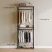 Freestanding Clothes Rack, Garment Rack Closet Organizer with Storage Shelves Tribesigns