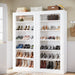Freestanding Shoe Cabinet, 6-Tier Shoe Storage Rack Tribesigns