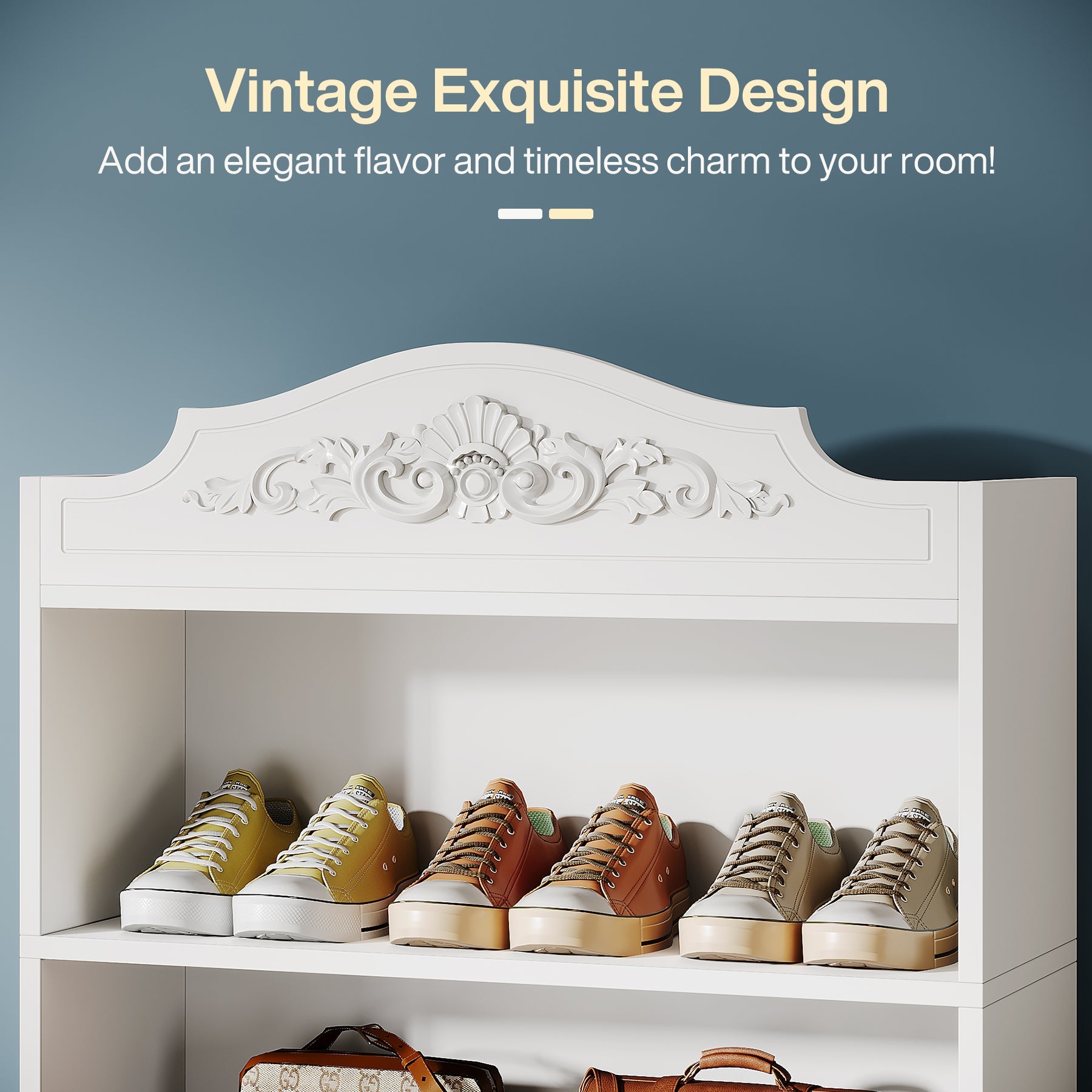 Tribesigns Tall Shoe Cabinet 72.8