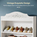 Freestanding Shoe Cabinet, 72.8" Wood 5 Tiers Shoe Storage Rack Tribesigns
