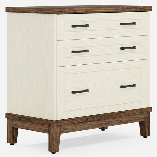 Lateral File Cabinet, 3 - drawer Filing Cabinet For A4/letter/legal Size Tribesigns