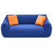 Loveseat Sofa Couch, Modern Floor Cloud Couch 3 - Seater Sofa with 2 Pillows Tribesigns