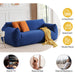 Loveseat Sofa Couch, Modern Floor Cloud Couch 3 - Seater Sofa with 2 Pillows Tribesigns