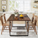 Modern Dining Table, 63" - 78" Extendable Kitchen Table for 6 - 8 Tribesigns