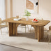 Modern Dining Table, 63" Large Rectangle Kitchen Table for 4 - 6 People Tribesigns