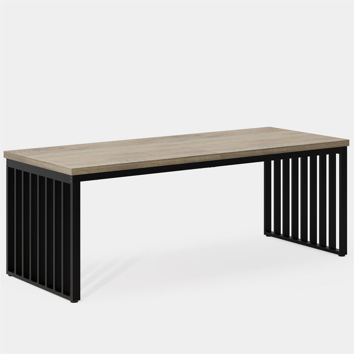 Modern Dining Table, 78.74 inches Sturdy Kitchen Table Tribesigns