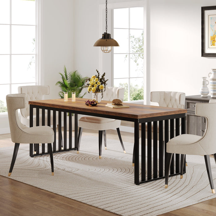 Tribesigns Modern Dining Table, 78.74 inches Sturdy Kitchen Table