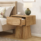 Modern Nightstand, Bed Side Table with Drawer Storage Tribesigns