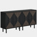 Modern Sideboard Buffet, 59" Wood Storage Cabinet with Doors Tribesigns