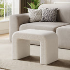Modern Vanity Stool, Fully Assembled Upholstered Ottoman Sofa Footrest Tribesigns