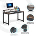 Multipurpose Computer Desk Home Office Desk with Monitor Stand Tribesigns