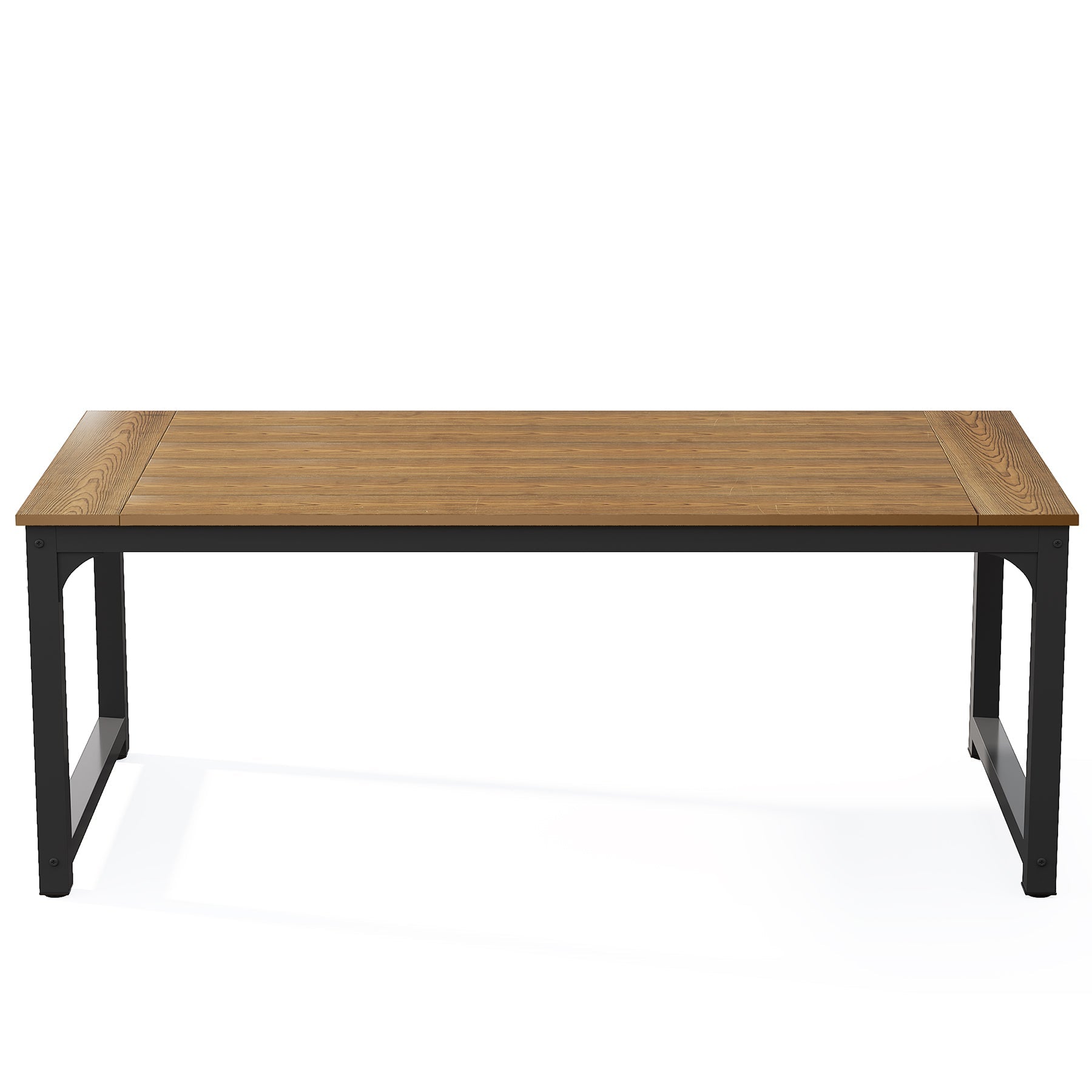 Outdoor Dining Table, 70.9" Rectangular Patio Kitchen Table Tribesigns