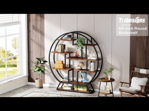 plant stand for 8 inch pot Round Plant Stand, 63" Flower Pot Stand Rack with 8 Shelves-Tribesigns