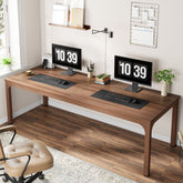 Rectangle Executive Desk, 78.7" Computer Desk 6FT Conference Table Tribesigns 3