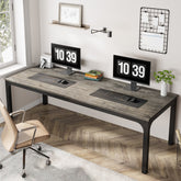 Rectangle Executive Desk, 78.7" Computer Desk 6FT Conference Table Tribesigns 3