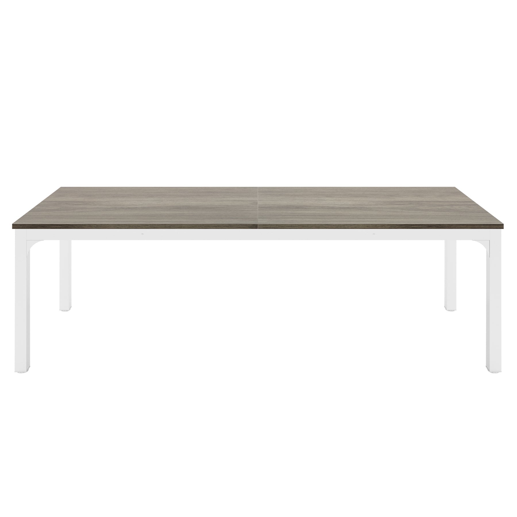 Tribesigns 78.7" Industrial Dining Table, Rustic Rectangular Wood Table with Metal Legs