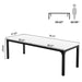 Rectangular Dining Table, 78 inch Long Kitchen Table for 6 - 8 People Tribesigns